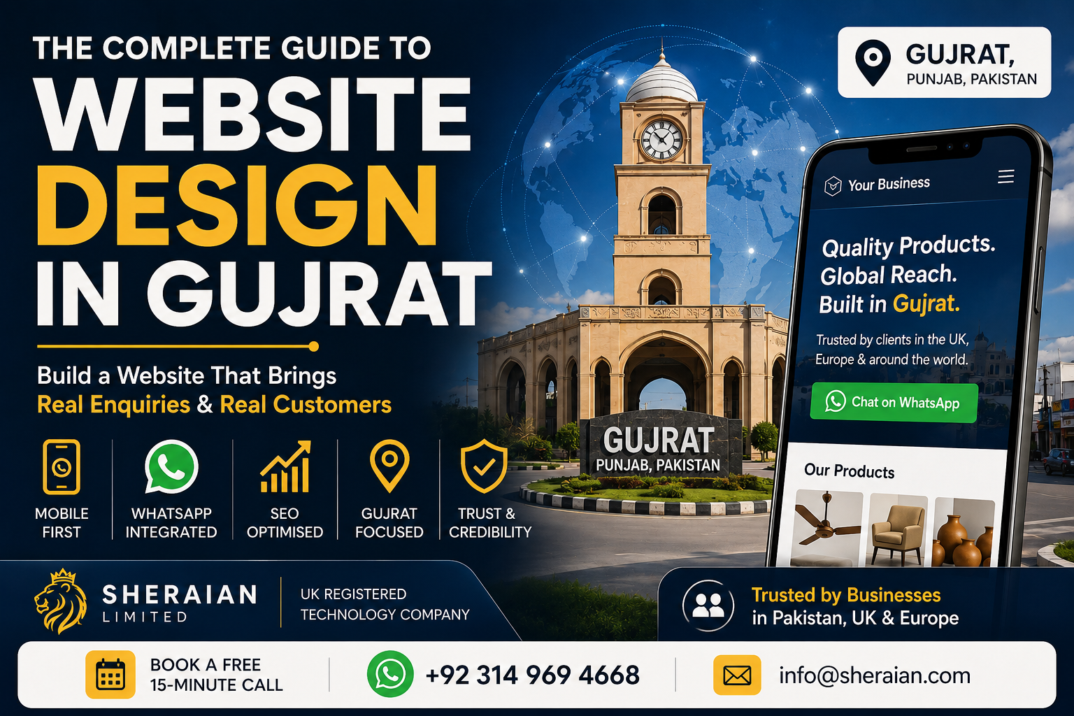 Website Design in Gujrat | Custom Web Design for Local Businesses
