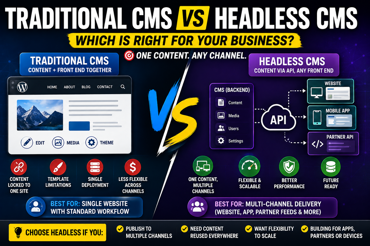 Headless CMS vs Traditional CMS